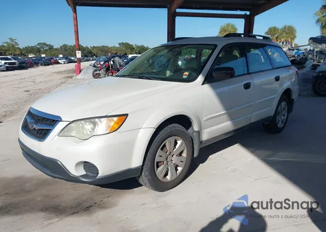 2009 Subaru Outback 2.5I z USA, uszkodzony, nr VIN 4S4BP60C596326982